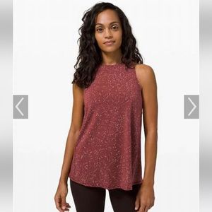 NWT Lululemon All Tied Up Tank - Paint Splatter